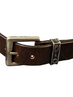 Dolce & Gabbana Brown Leather Belt